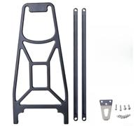 Soporte trasero de aluminio CNC fabricado para bicicletas Brompton, incluidas las variantes plegables Pline y Cline (negro)