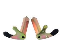 Soporte trasero de moto - Adaptador de soporte de hierro galvanizado, juego de 2, accesorios de marco para elevación de rueda, ideal para moto y bicicleta deportiva