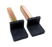 Soporte trasero de moto - Adaptador de soporte de hierro galvanizado, juego de 2, accesorios de marco para elevación de rueda, ideal para moto y bicicleta deportiva