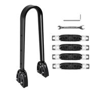 Soporte trasero para bicicleta, capacidad de carga de 30 kg, aleación de aluminio, para alforjas de bicicleta, para exteriores, montaña, carretera, viajes, , ciclismo, transporte de