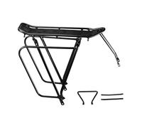 Soporte trasero para bicicletas, soporte de carga de liberación rápida, soporte de equipaje de aleación de aluminio, estante de almacenamiento ajustable, para carretera, playa, garaje, viajes, viajes