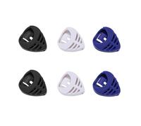 Soporte Triangular para púas de guitarra, materiales ABS de durabilidad, peso ligero, portátil, almacenamiento de púas de guitarra, 6 uds