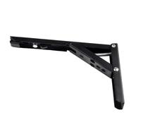 Soporte Triangular plegable for partición, accesorios de bisagra de estante plegable de Metal resistente, 1 Uds.(8inch)