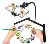 Soporte trípode ajustabl para celular, soporte para celular, soporte para enseñanza de transmisión en vivo y video en línea y demostración de elaboración de alimentos, dibujo, boceto y grabación.