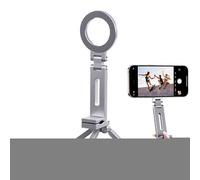Soporte Trípode Magnético Para Teléfono Clip Giratorio Plegable Portátil | Mango Soporte Trípode Plegable Para Móvil De Viajes, Gimnasio, Hogar, Coche, Grabación De Vídeo, Selfies, Directo