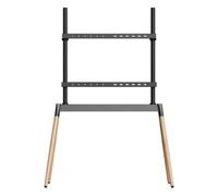 SOPORTE DE SUELO GEMBIRD PARA TV 55" - 86" NEGRO/MADERA