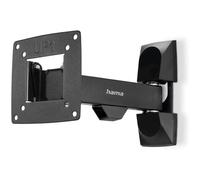 Hama Soporte de pared para TV 10-26" Giratorio 180° Inclinable +5/-12° Negro VESA 100x100
