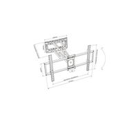 SOPORTE TV LCD/LED 50-120 150KG AR-91XXL ART RAMT AR-91XXL