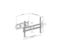 SOPORTE TV LED/LCD 37-80 40KG AR-90 reg. RAMT AR-90