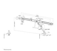 Soporte TV Neomounts NM-D775DX3WHITE 17" 27" 6 Kg