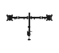 Soporte pantalla equip para mesa dos brazos 2 pantallas 13pulgadas - 27pulgadas de brazo inclinable y giratorio 360º max. v