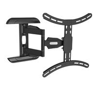 Soporte TV Pared 400x400 Fullmotion 2 Brazos 32´´- 65´´ Negro