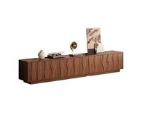 Soporte TV Pared Centro de Entretenimiento Soporte for TV con gabinetes 2 Puertas y Consola 4 cajones for Sala Estar Mueble de TV con estantes