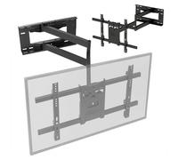Maclean MC-985 Soporte de Pared para TV con Brazo Articulado de 915 mm de Largo, Universal para Televisores OLED/QLED/LCD/LED/Plasma de 37-70" Carga máxima hasta 45 kg Máx. VESA 600x400mm