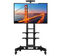 Soporte TV Pie Suelo Soporte para Pantalla 32”-75” Mesa para TV con Ruedas