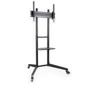 TOOQ FS1170M-B - RAMSÉS Soporte de Suelo con Ruedas para Pantallas 37"- 70", Color Negro