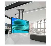Soporte TV Techo, Soporte de Techo para TV, Soporte de TV con inclinación Ajustable de Doble Barra, Elevador de TV con Ajuste de Altura telescópico
