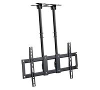 Soporte TV Techo, Soporte de Techo para TV, Soporte de TV de Pantalla única de Doble Poste con Altura Ajustable for Pantallas Planas LED de 40-90/50-110 Pulgadas(40-90inch)