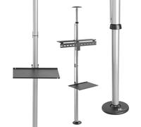 Soporte TV techo suelo Maclean estante 37-70 pulg MC-791N