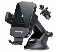 Soporte universal 3 en 1 para teléfono de coche, con ventosa para la rejilla de ventilación y soporte para smartphone para salpicadero y par
