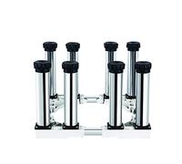 Soporte universal ajustable para secadora y lavadora, de acero inoxidable, antivibración, 400 kg, capacidad de 29 a 32 cm de altura, se adapta a 40 a 65 cm de ancho/largo