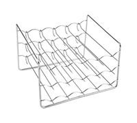 Soporte universal antiadherente de acero inoxidable de 3 capas para freidora, pinchos de carne para frutas, carne, alitas de pollo, patatas fritas, mariscos, cocina, accesorios para horno de cocina