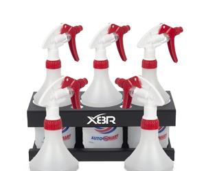 Soporte universal de 3 agujeros XL para botella de gatillo para detallar aerosol, resistente
