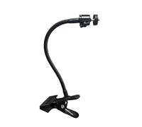 Soporte universal de abrazadera de rosca de 1/4 pulgadas para monitores de bebé, cámaras de acción y teléfonos inteligentes, brazo de cuello de cisne ajustable