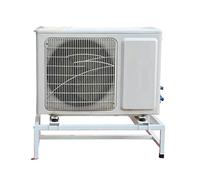 Soporte universal de acero galvanizado para aire acondicionado, soporte resistente que absorbe los golpes para unidades de CA mini divididas, bomba de calor y base de controlador de aire