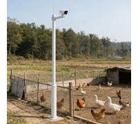 Soporte Universal de Alta Resistencia para Poste de cámara de videovigilancia CCTV de 0,9 a 6 Metros, Sistema de Montaje PTZ para una fácil instalación - Ideal para Uso residencial y comerci