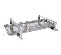 Soporte universal de CA para aire acondicionado mini dividido, kit de drenaje de acero inoxidable, base absorbente de golpes, soporte de bomba de calor, solución de montaje en tierra