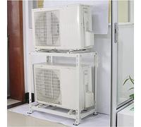 Soporte universal de CA - Soporte de absorción de impactos resistente para sistemas de condensador y bomba de calor - Solución de montaje en suelo duradera