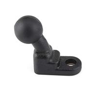 Soporte universal de montaje en base de espejo de motocicleta Soporte de bola de base fija, Soporte de montaje de parabrisas GPS con orificio de 10 mm
