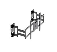 Soporte universal de pared para TV, soporte giratorio y telescópico para un ángulo de visión óptimo, solución de ahorro de espacio para salas de estar y dormitorios