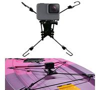 Soporte universal de red de carga para kayak inflable de pesca, kayak para cámara de acción (Gopro), smartphone, cámara digital, graba todos los movimientos en el agua