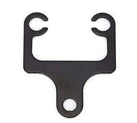 Soporte universal del velocímetro de la motocicleta, soporte de fijación del tacómetro del odómetro modificación de la motocicleta 8.5 mm/0.3in negro