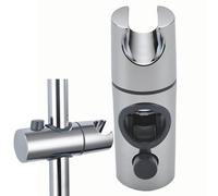 Soporte Universal for Cabezal De Ducha Ajustable De 22/24/25 Mm, ABS Cromado, Deslizador De Riel De Ducha, Rotación De 360 Grados(24mm)