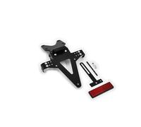 Soporte Universal Matrícula Trasero Para Motocicleta Negro Tipo 1 Completo IBEX