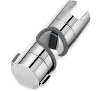 Soporte universal para alcachofa de ducha, ajustable, 24 mm, ABS, cromado, giratorio de 360 grados, soporte para cabezal de ducha