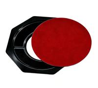 Soporte universal para almohadilla de lijado y bolas de bolos 2 en 1 - Herramienta de fijación para mantenimiento, limpieza y exhibición, compatible con todas las almohadillas de 6 pulgadas