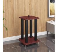 Soporte Universal para Altavoces de Sonido Envolvente - Consola estéreo Vintage Independiente, Ajustable de 28 a 99 cm, Resistente a Golpes, para Cine en casa (40 x 45 x 80 cm)