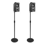 Soporte universal para altavoces satelitales compatible con Sony HT-A9 SA-RS5 Bose Polk JBL Sony Yamaha Samsung con gestión de cables, juego de 2
