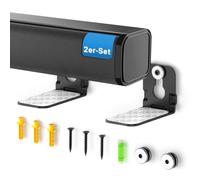 Soporte universal para barra de sonido para Samsung, Sony, LG, Vizio, Bose, Onn y más barras de sonido, soporte de pared de metal resistente con capacidad de carga de hasta 10 libras, con almohadillas