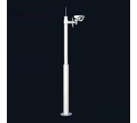 Soporte universal para cámara CCTV para exteriores, poste extensor resistente para vigilancia resistente a la intemperie, ideal para cámaras de seguridad de montaje en tierra