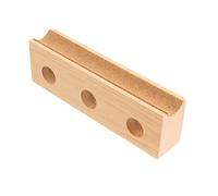Soporte universal para el cuello de guitarra, herramienta de mantenimiento Luthier para guitarra, bajo, mandolina, banjo, almohada de madera con acolchado de corcho, fácil cambio de cuerda y limpieza