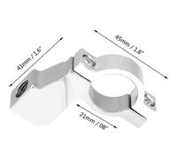 Soporte universal para espejo retrovisor de motocicleta Keenso de 22 mm y 7/8 pulgadas, adaptador de