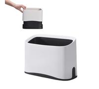 Soporte universal para la mayoría de palas de excrementos de gatitos, soporte extraíble duradero para excrementos de mascotas para cucharas de residuos de plástico/metal, mini cubo de basura de