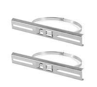 Soporte universal para mástil, soporte de barra de montaje, doble abrazadera en cruz, sistema de abrazaderas, abrazadera de tubo ajustable de 300 mm, longitud de 300 mm