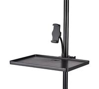 Soporte universal para micrófono de 270 x 205 mm, bandeja de sujeción para tarjetas de sonido, bandeja para micrófono, soporte para tarjeta de sonido, soporte para teléfono, bandeja versátil para