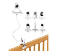 Soporte Universal para Monitor de Bebé GHB Camara,Philips Avent/Momcozy/ieGeek BOIFUN/GHB/Hellobaby,Soporte Flexible para Cámara de Bebé con Rosca 1/4",Compatible con la mayoría de vigilabebés